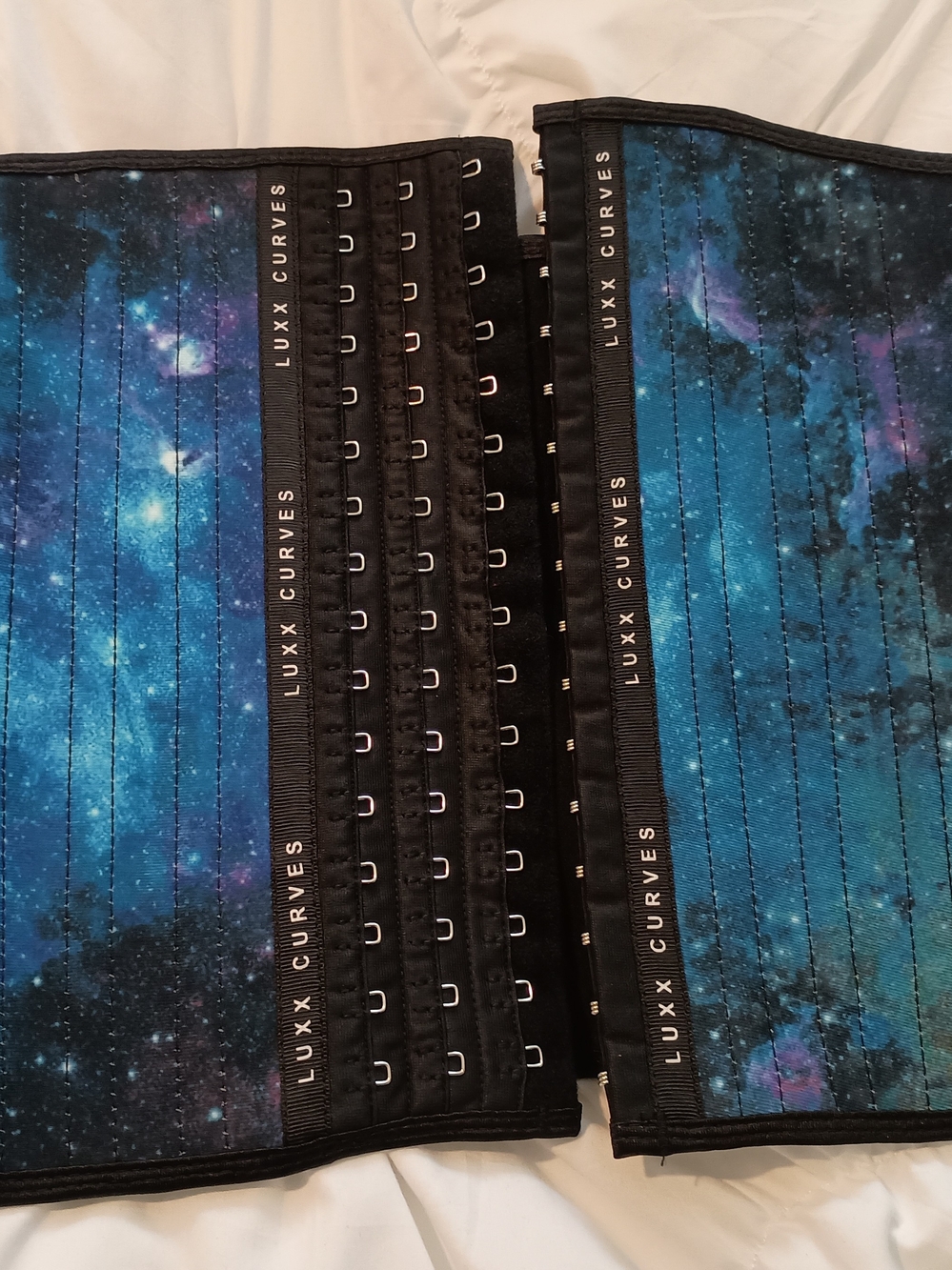 Luxx Curves Dark Galaxy Waist Trainer Corset In Large
